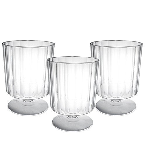 CLR Wine w/Stem 8oz Glass 10ct