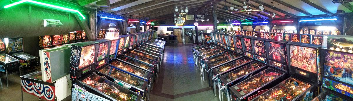 Ann Arbor VFW Pinball Museum collection prepared for the 2027 pinball showcase