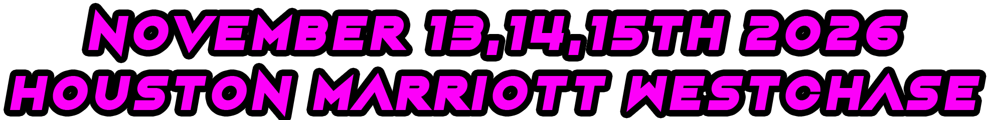 Houston Arcade Expo 2026 event dates