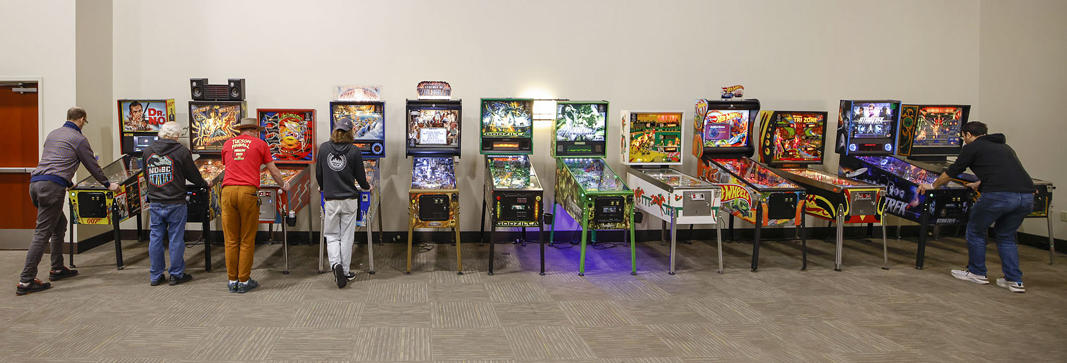 INDISC Tournament Series free-play pinball area