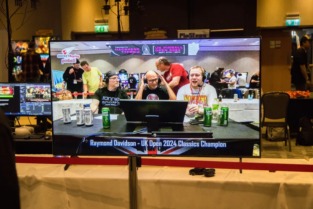 UK Open and European Pinball Championship event floor