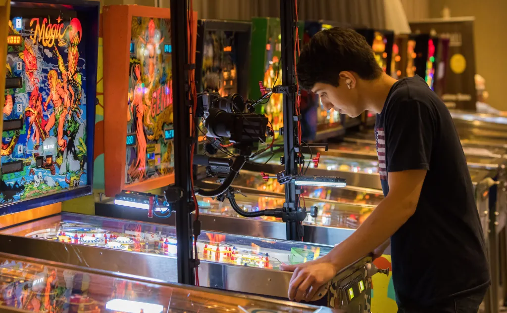 Competition machines at the UK Open and European Pinball Championship
