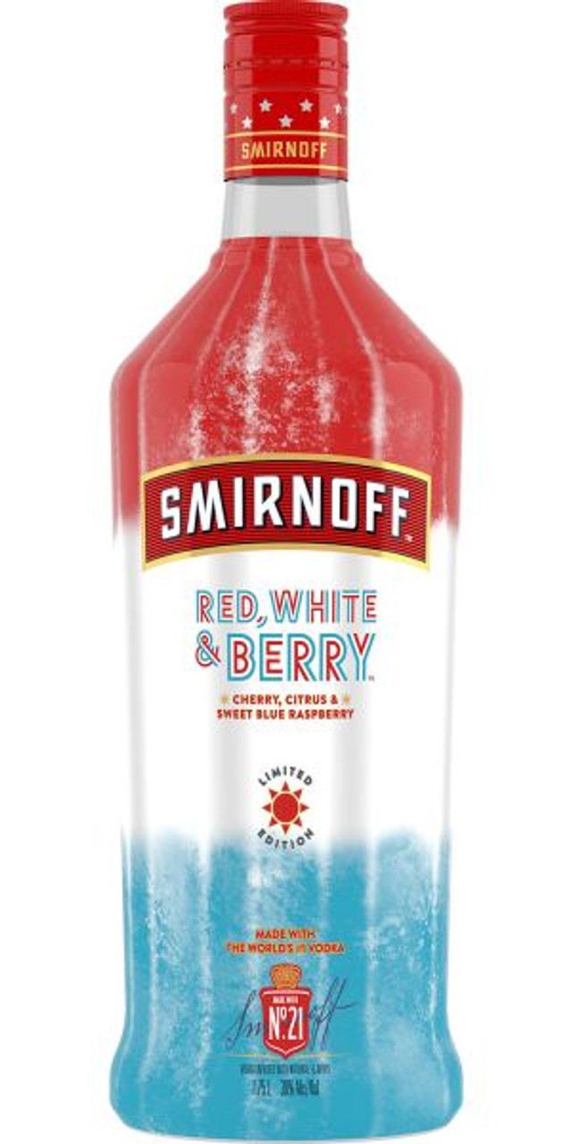 Smirnoff Red, White, Blue 1L