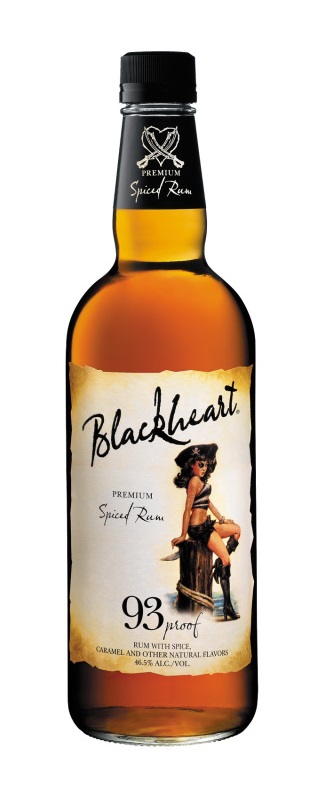 Blackheart Spiced Rum 1L 93Prf