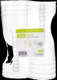 Wineglass Plastic 8Pk True Brands