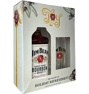 Jim Beam Highball Gift Set 750ml 