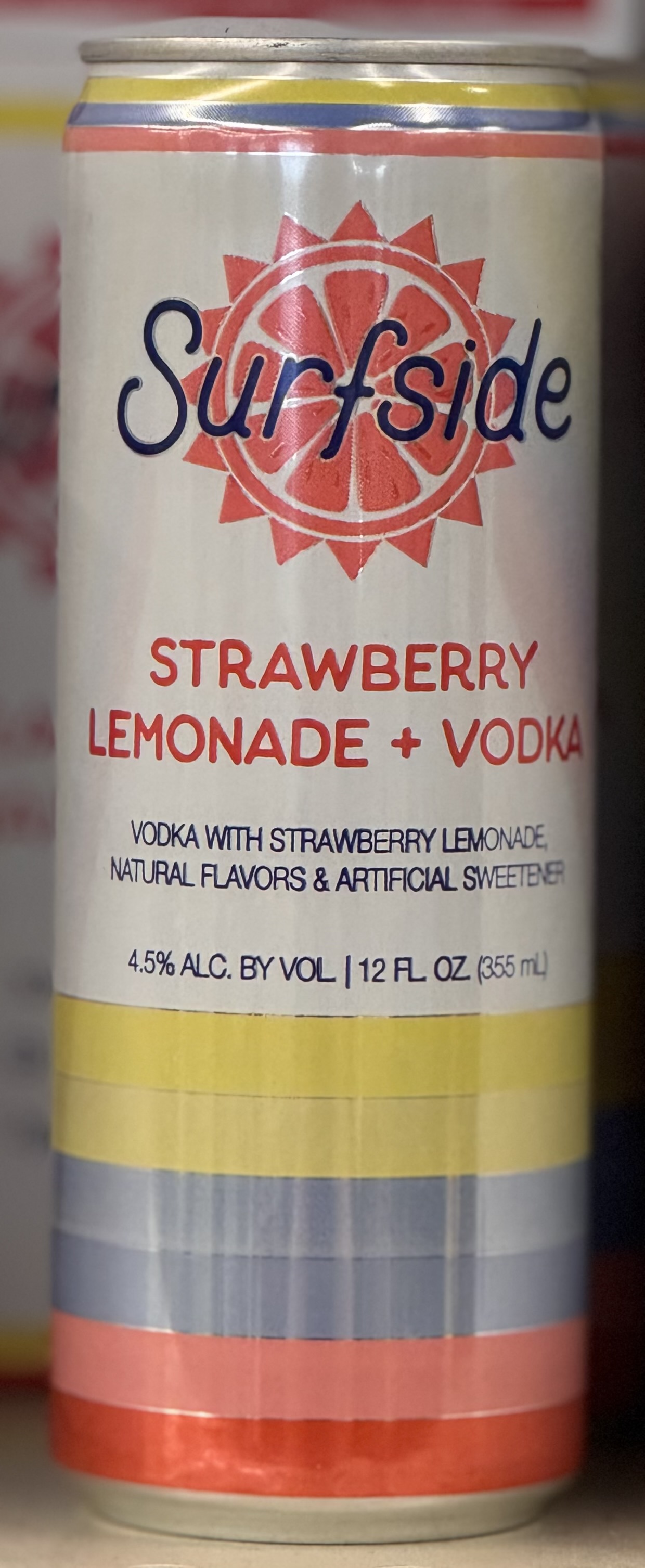 Surfside Strawberry Lemonade Vodka 355ml