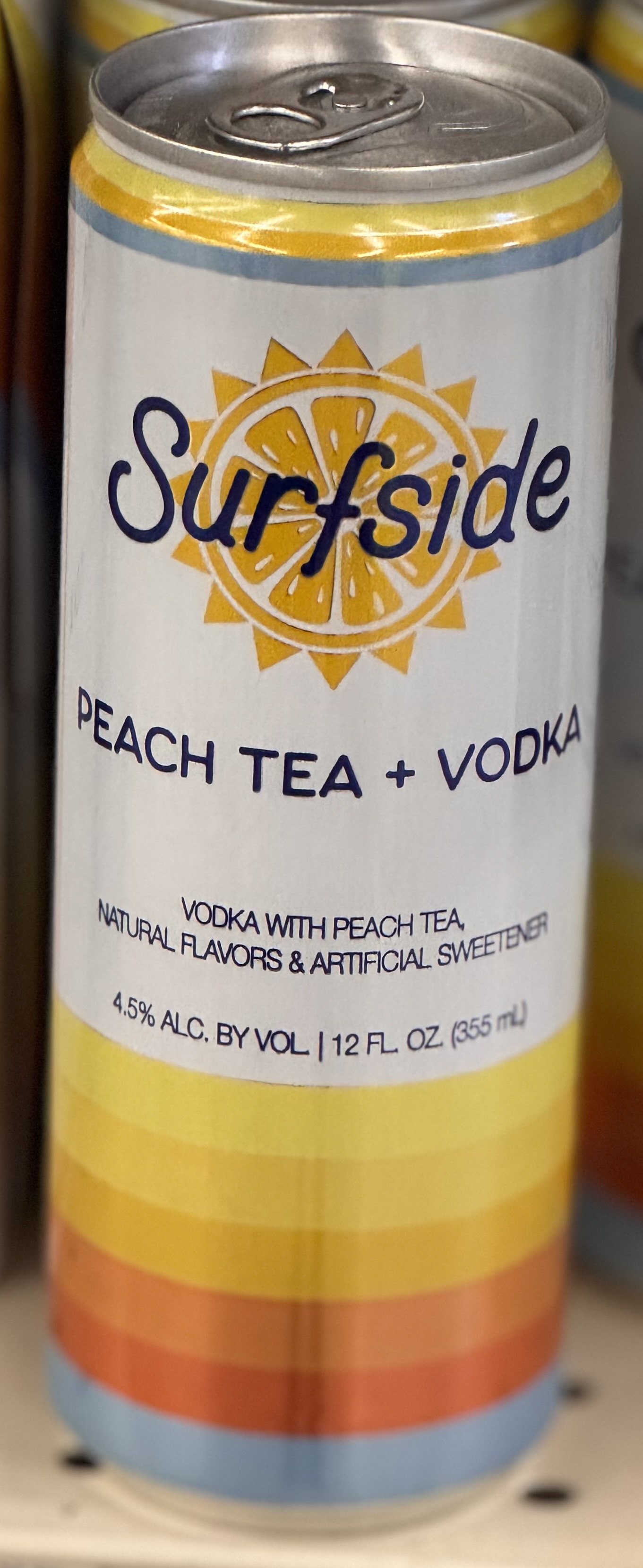 Surfside Peach Tea Vodka 355ml