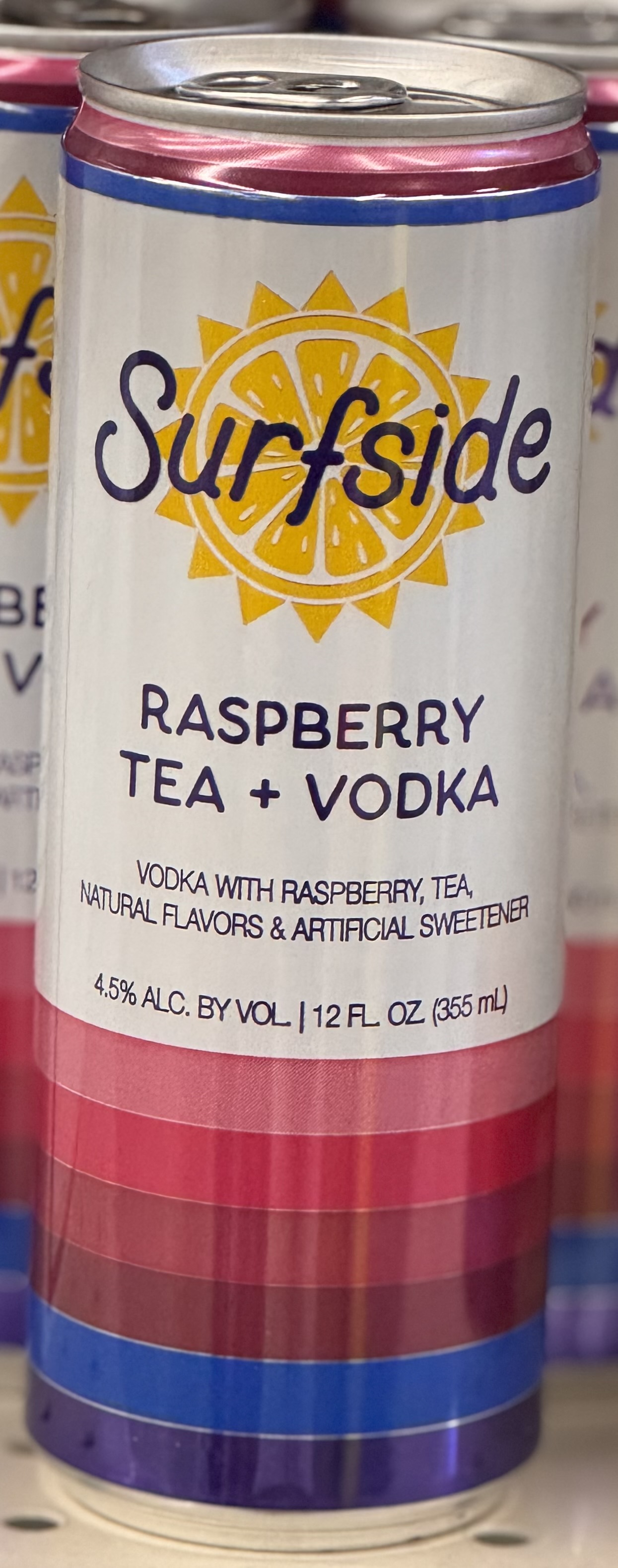Surfside Raspberry Tea Vodka 355ml