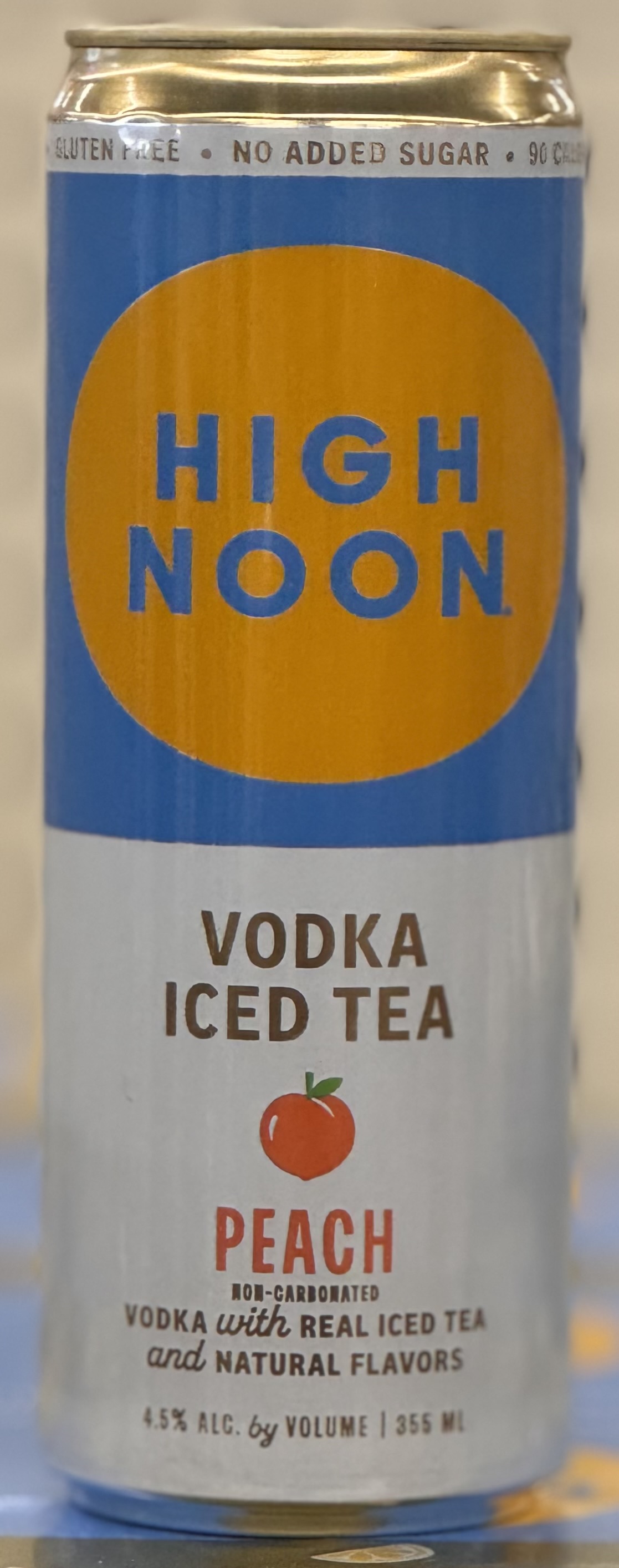 High Noon Peach Iced Tea 355ml