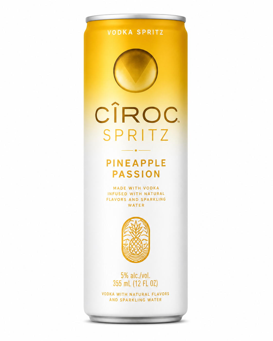Cîroc Vodka Spritz Pineapple Passion Single Can 355ml