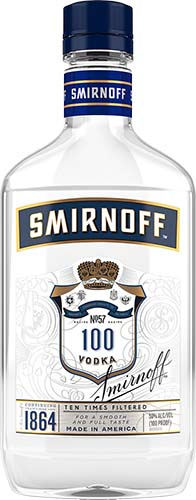 Smirnoff 100 Proof Vodka 375ml