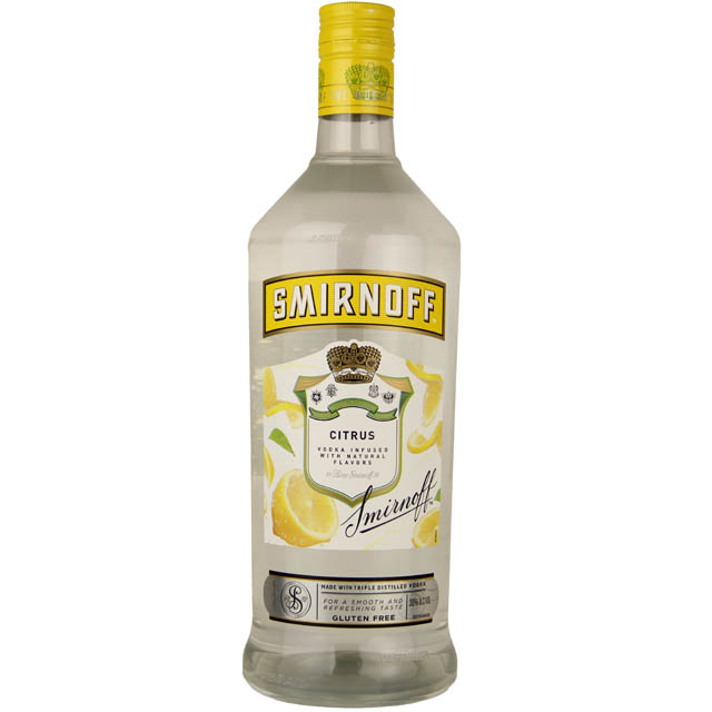 Smirnoff Citrus Flavored Vodka 1.75L