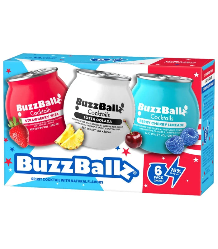 Americana Variety 6Pk Buzzballz