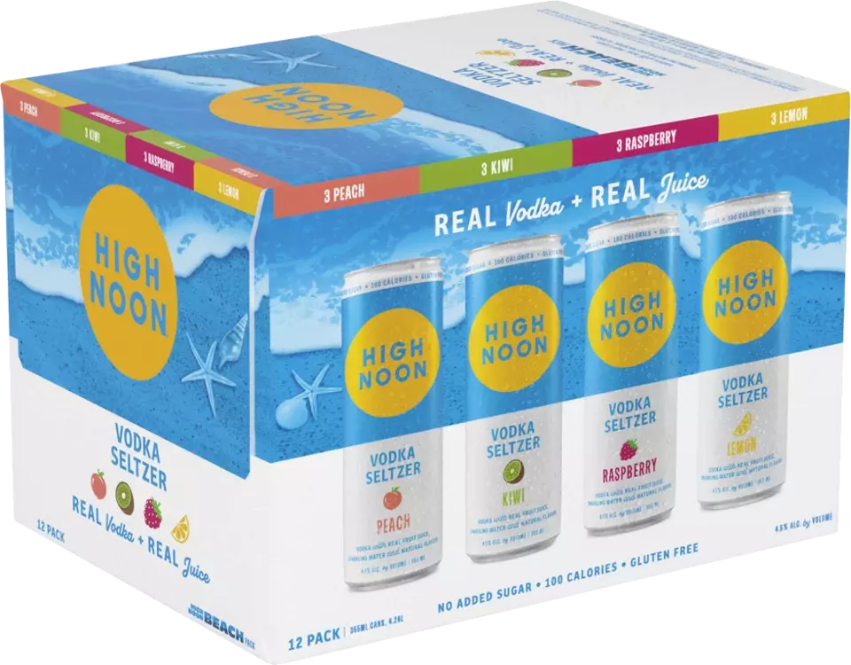 High Noon Beach Vodka Seltzer 12 Pk