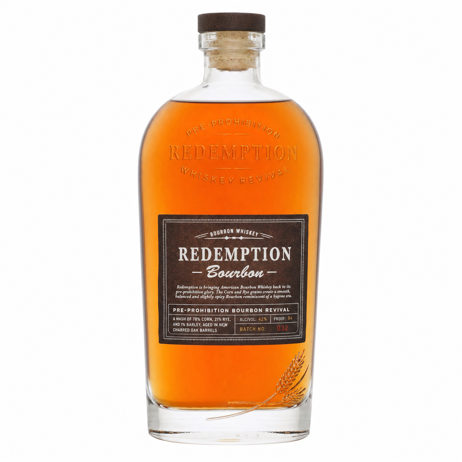 Redemption Bourbon Whiskey 750ml