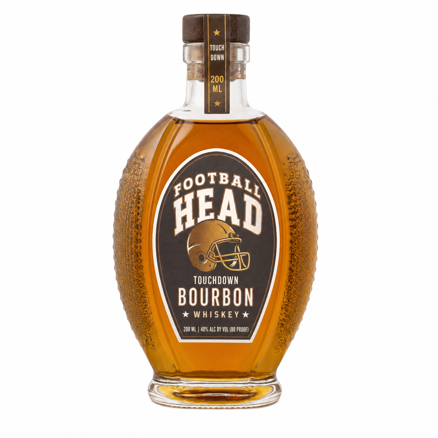Touchdown Bourbon Football Head 200ml