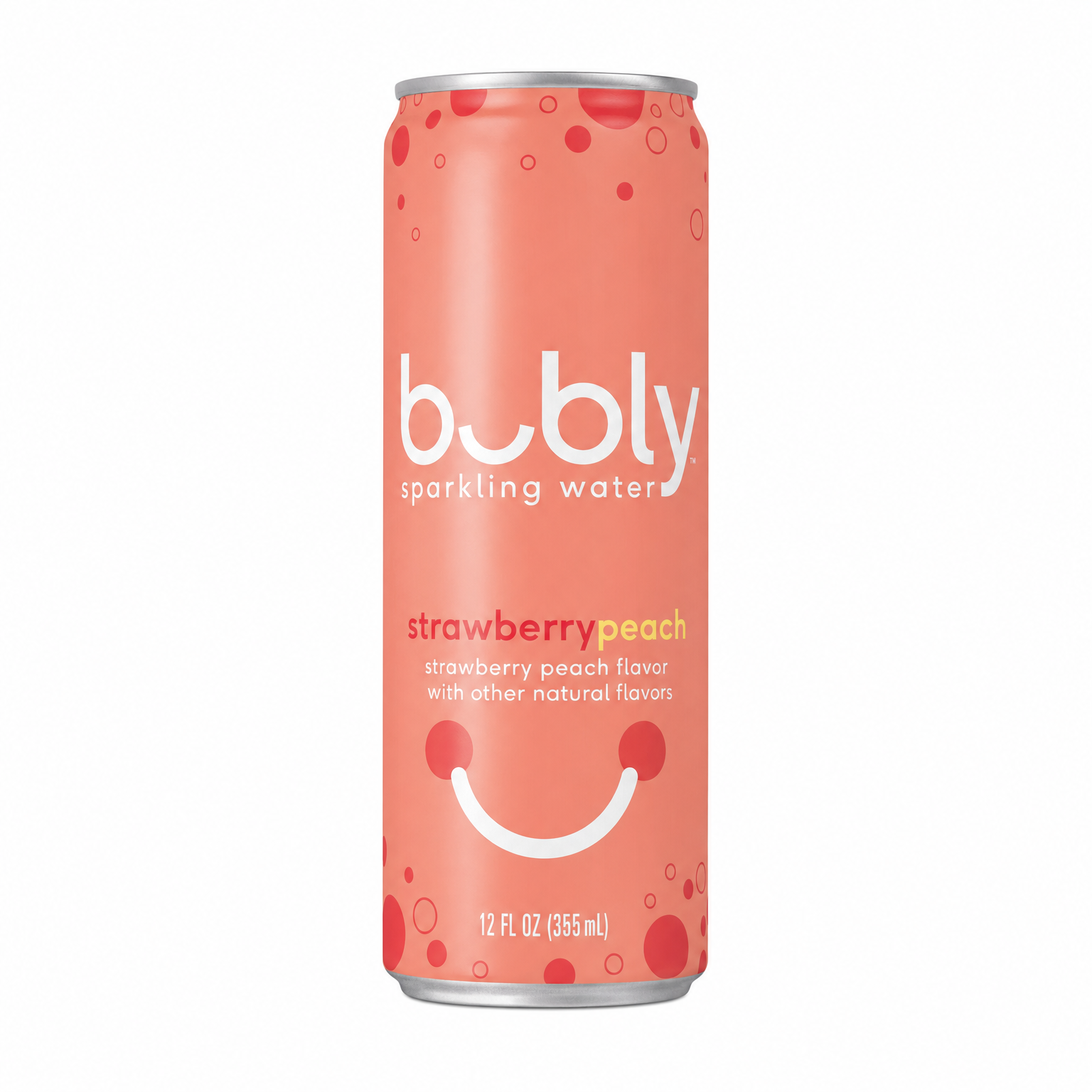 Bubly Strawberry Peach 355ml