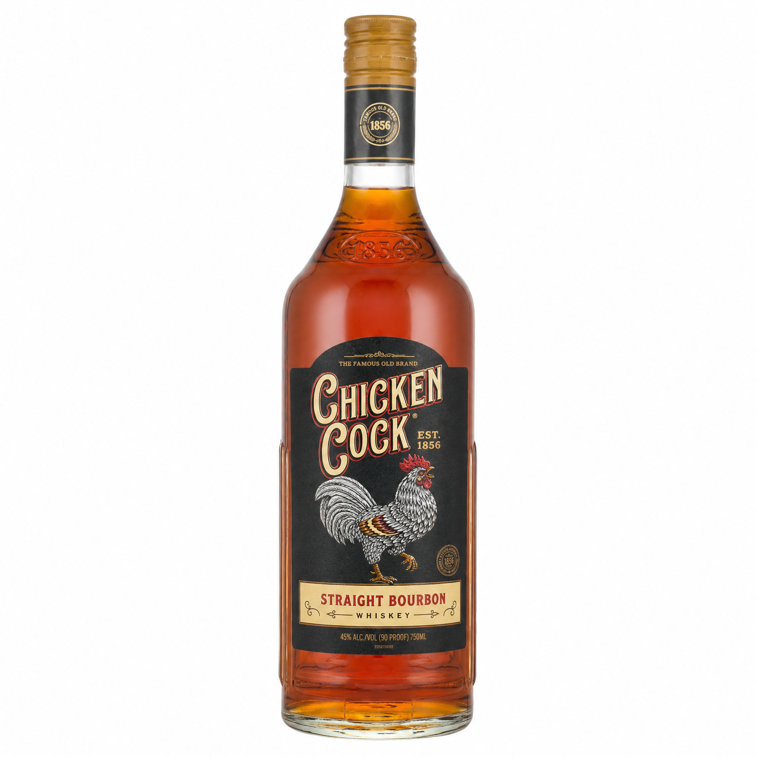 Chicken Cock Straight Bourbon 750ml