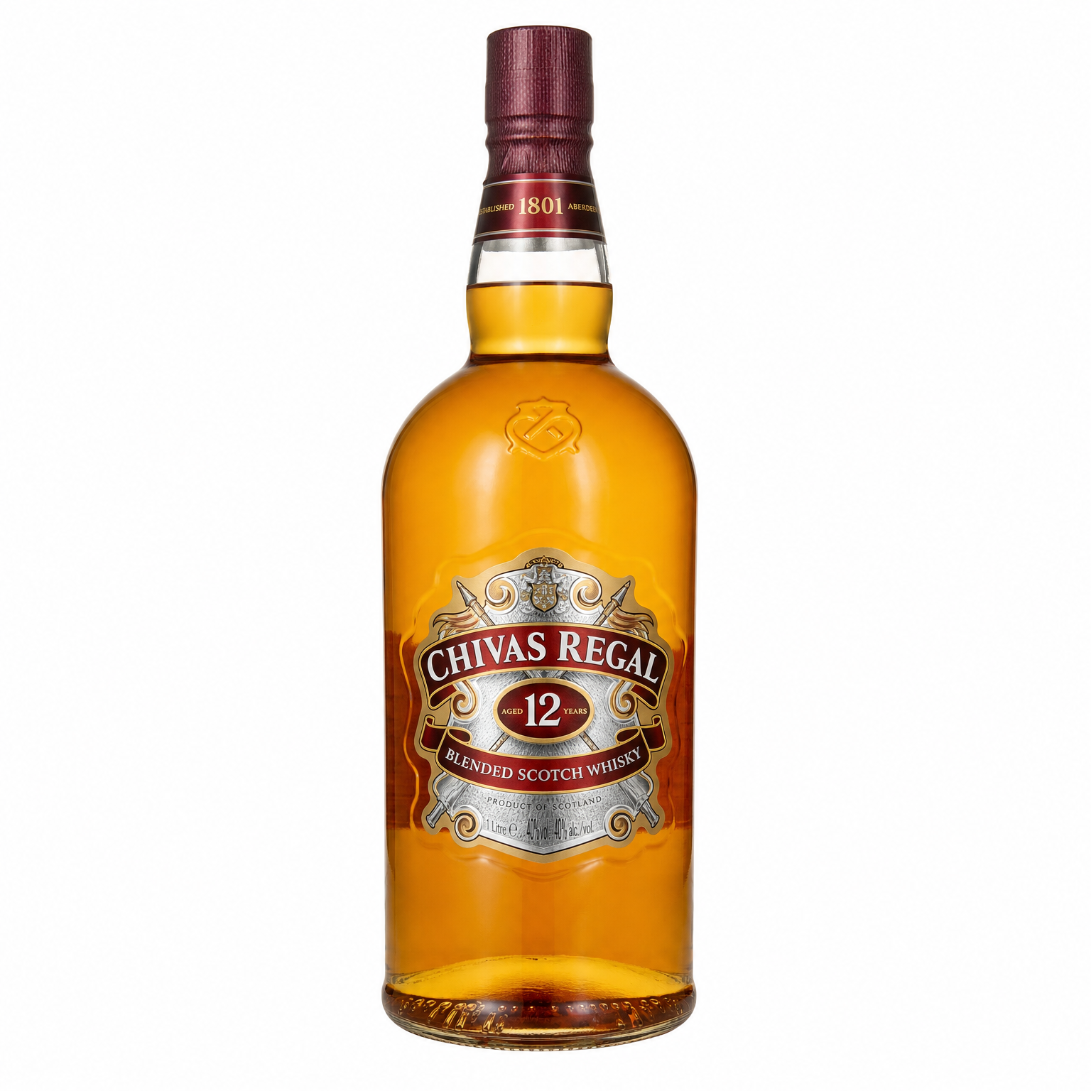 Chivas Regal 12 Year Old Blended Scotch Whisky 1L