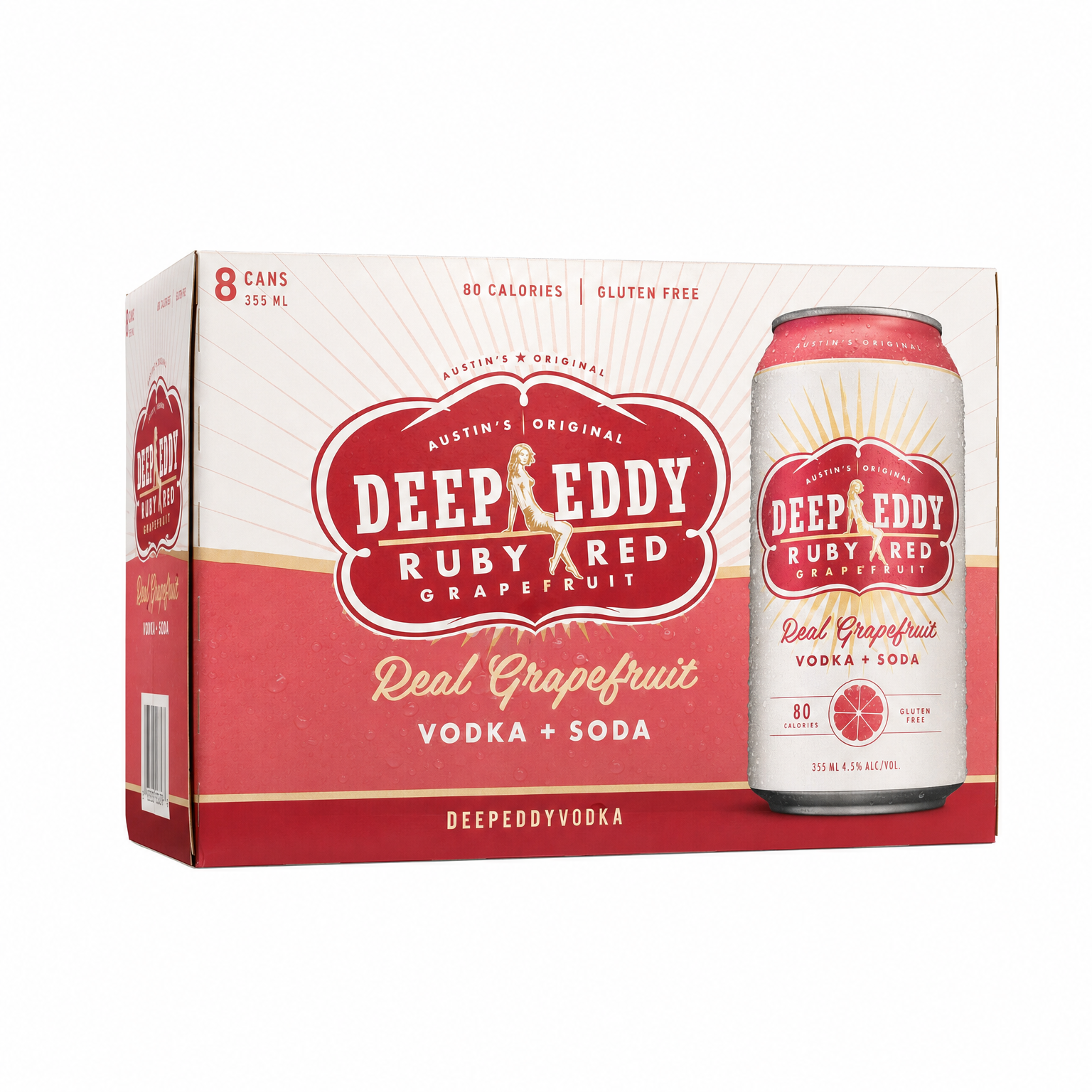Deep Eddy Ruby Red Grapefruit Vodka 750ml