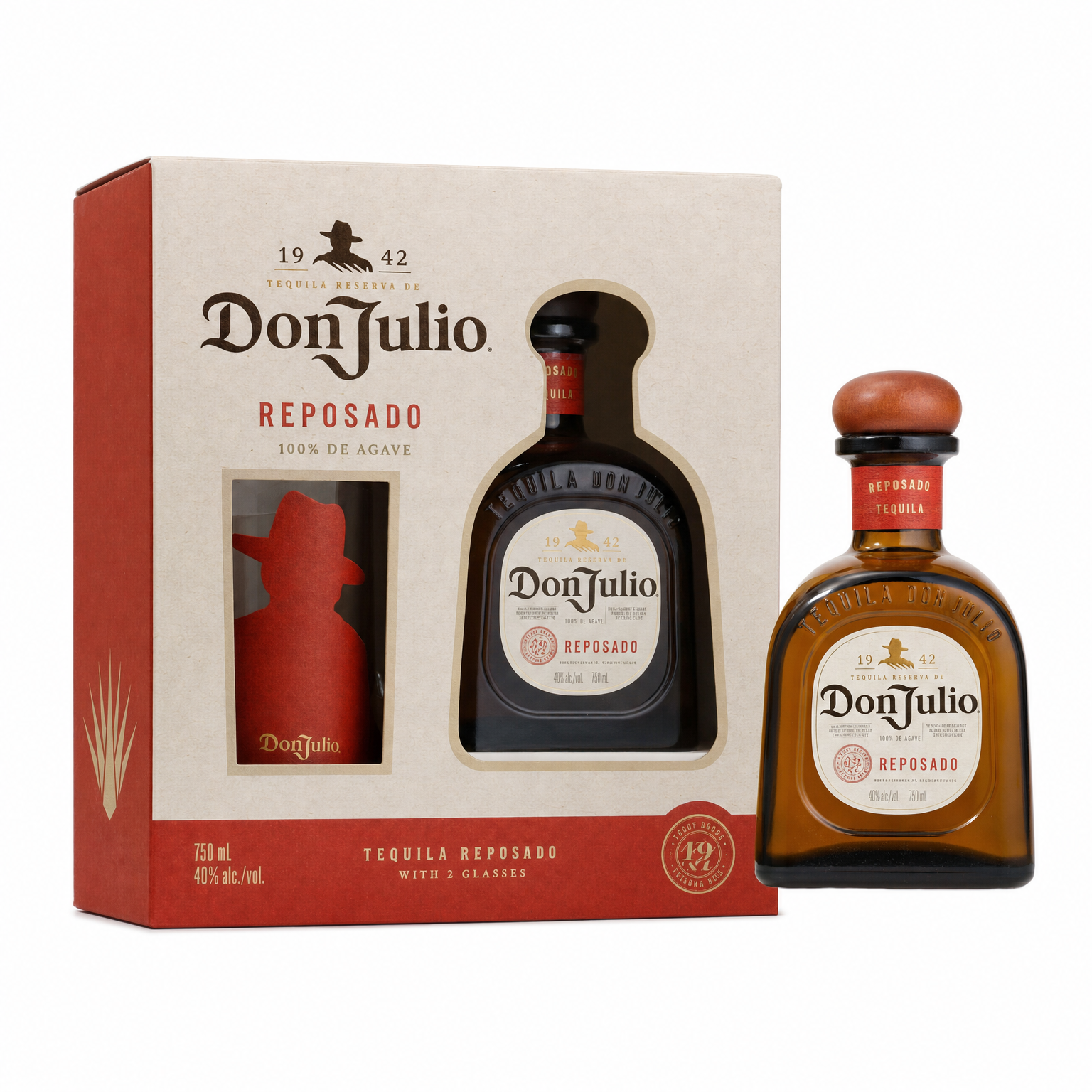Don Julio Reposado Tequila Gift Set 750ml