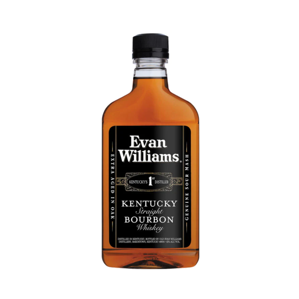 Evan Williams Black Label Kentucky Straight Bourbon Whiskey 375ml