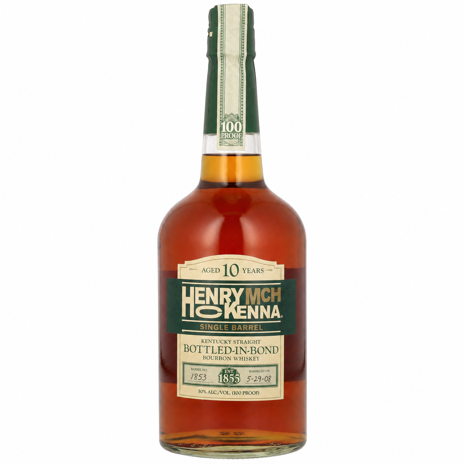 Henry McKenna 10 Year Single Barrel Bourbon 750ml