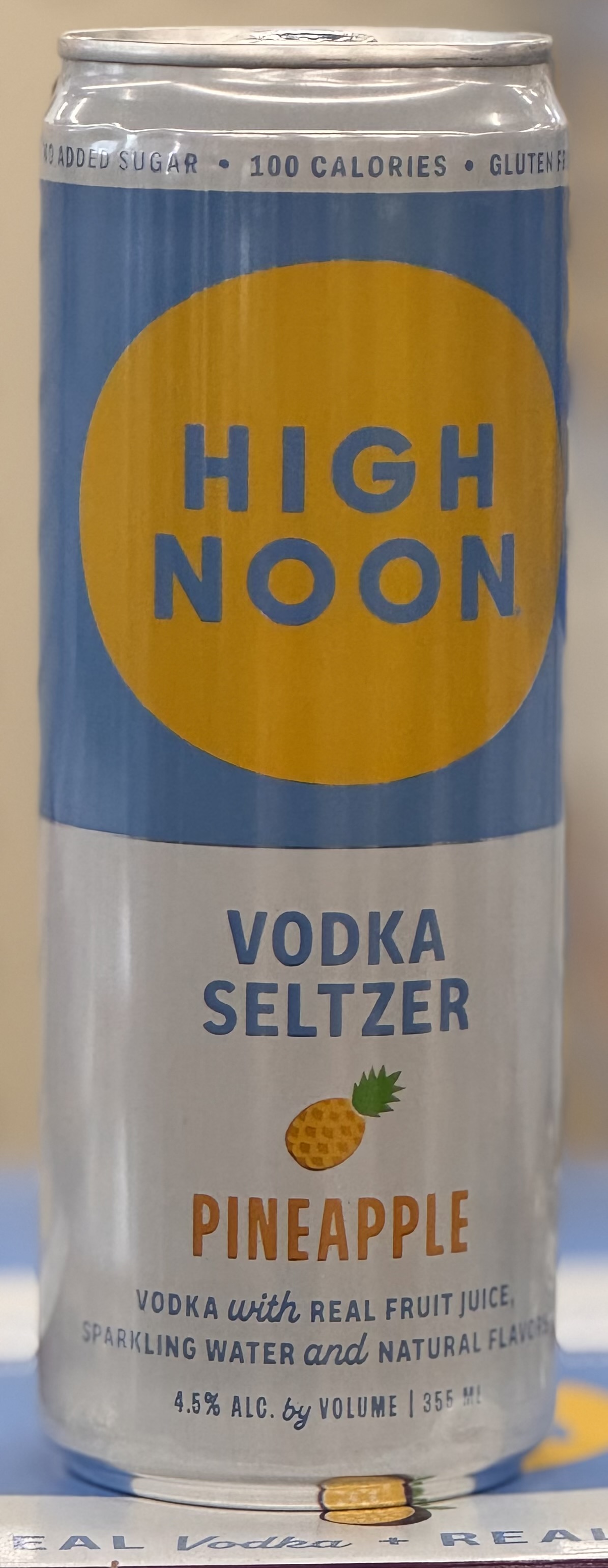 High Noon Pineapple Vodka Seltzer 355ml