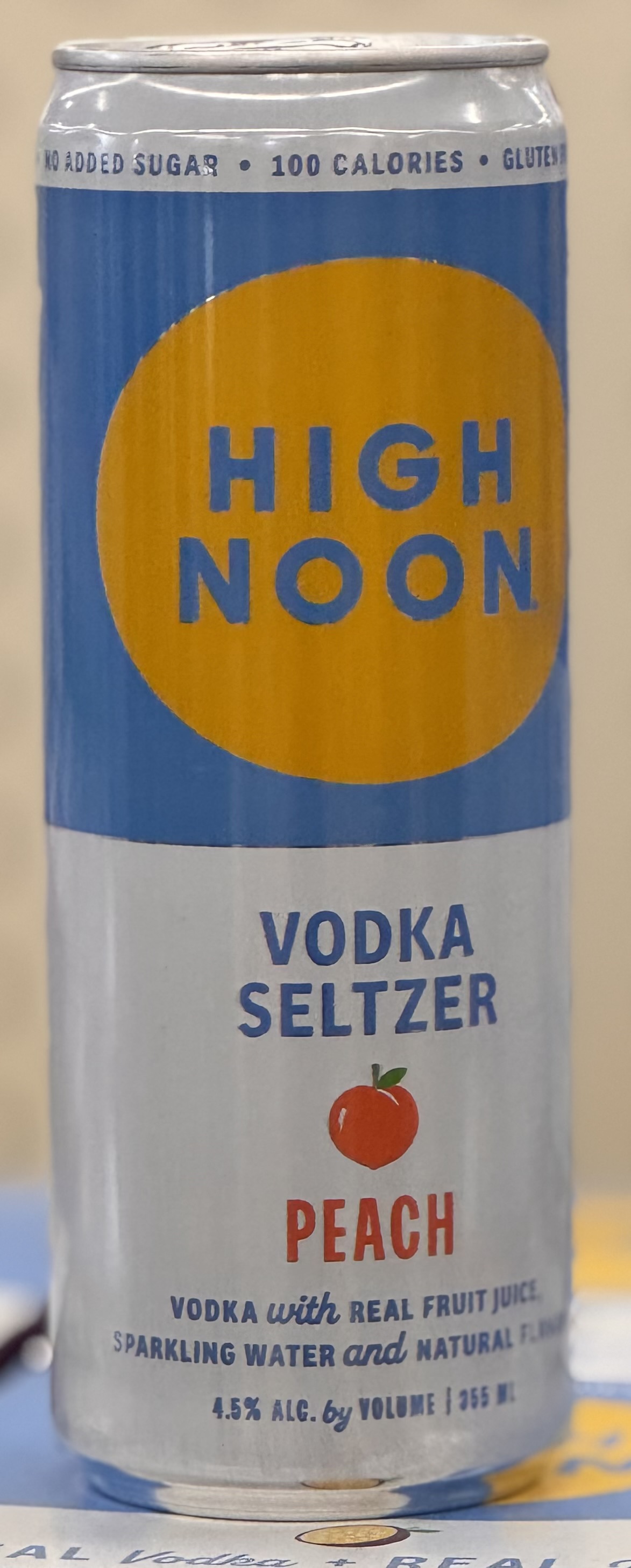High Noon Peach Vodka Seltzer 355ml