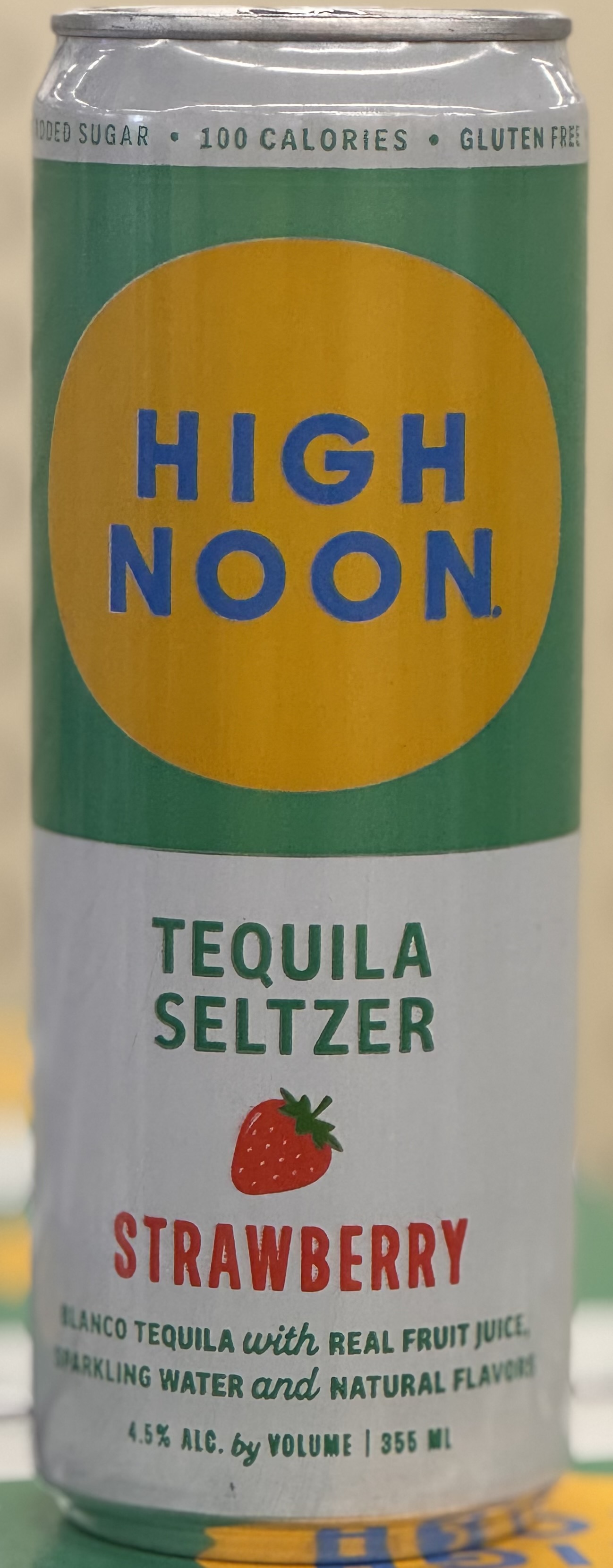 High Noon Strawberry Tequila Seltzer 355ml