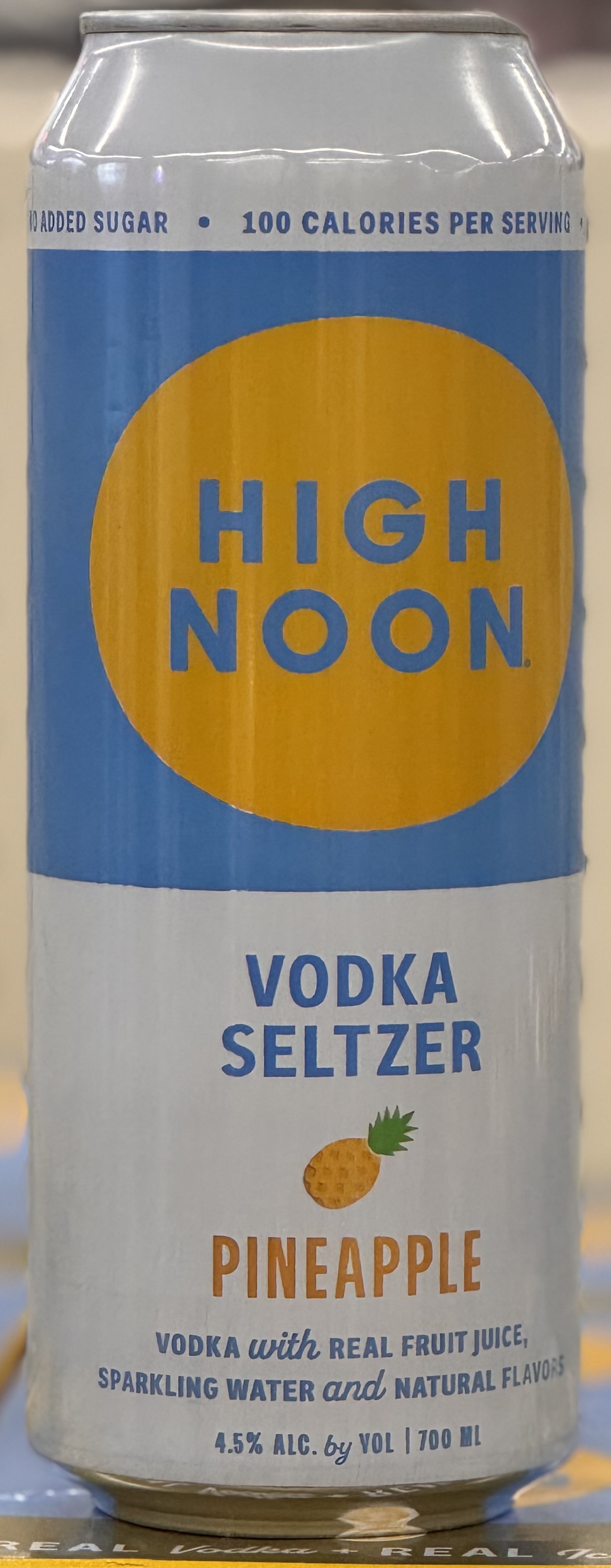 High Noon Pineapple Vodka Seltzer Tall Boy 700ml