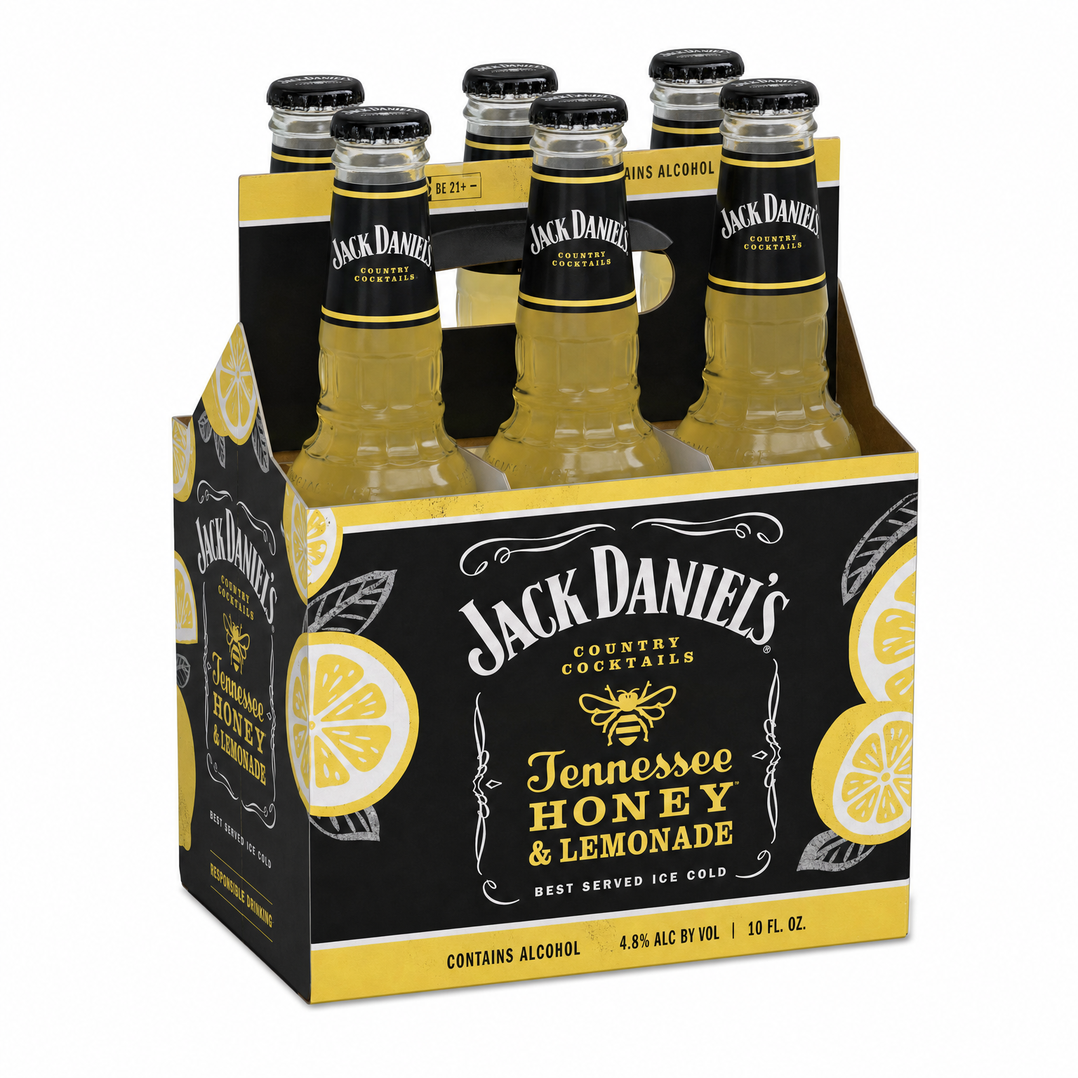 Jack Daniel's Country Cocktails Tennessee Honey & Lemonade 6pk 10oz