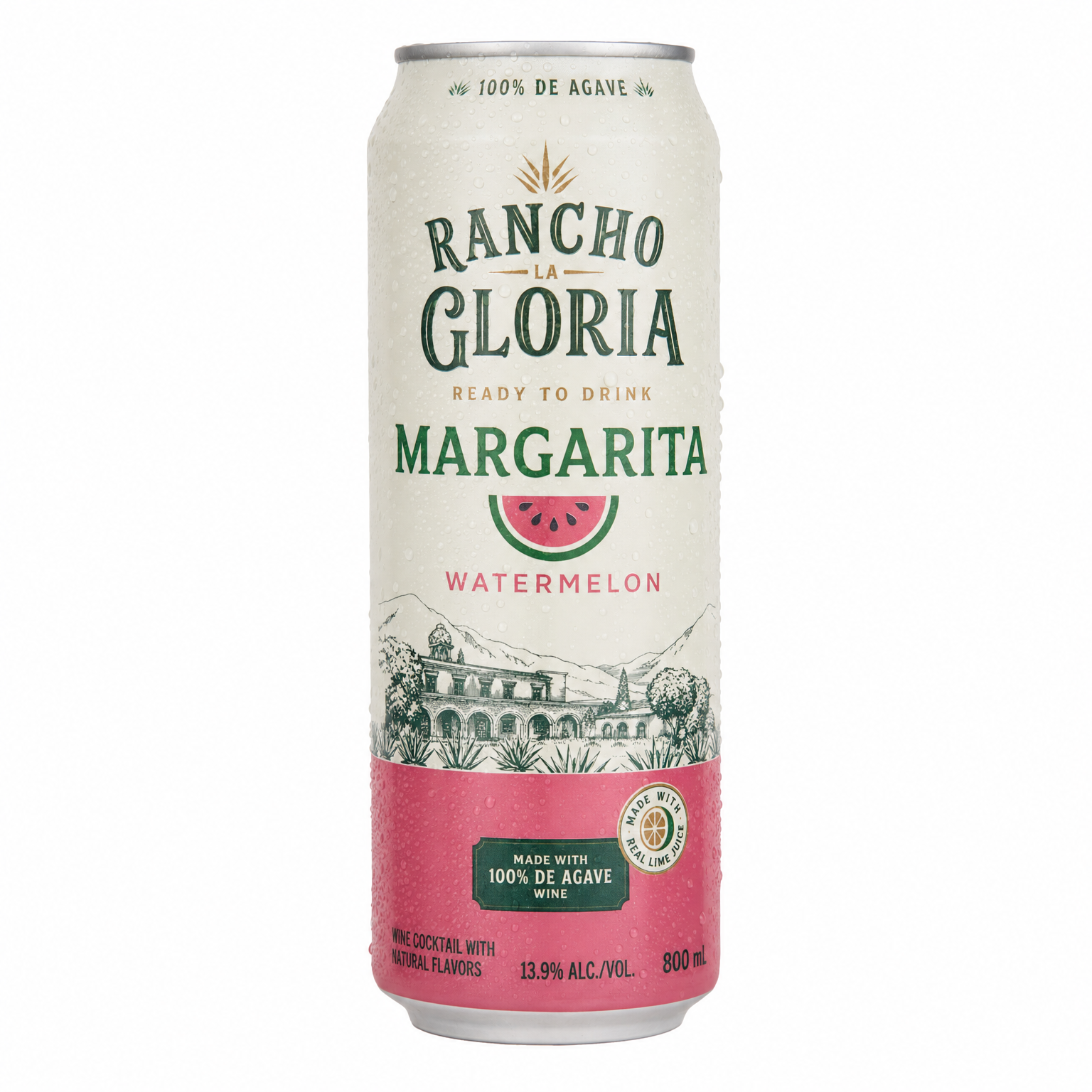 Rancho Gloria Watermelon Margarita Wine Cocktail 800ml