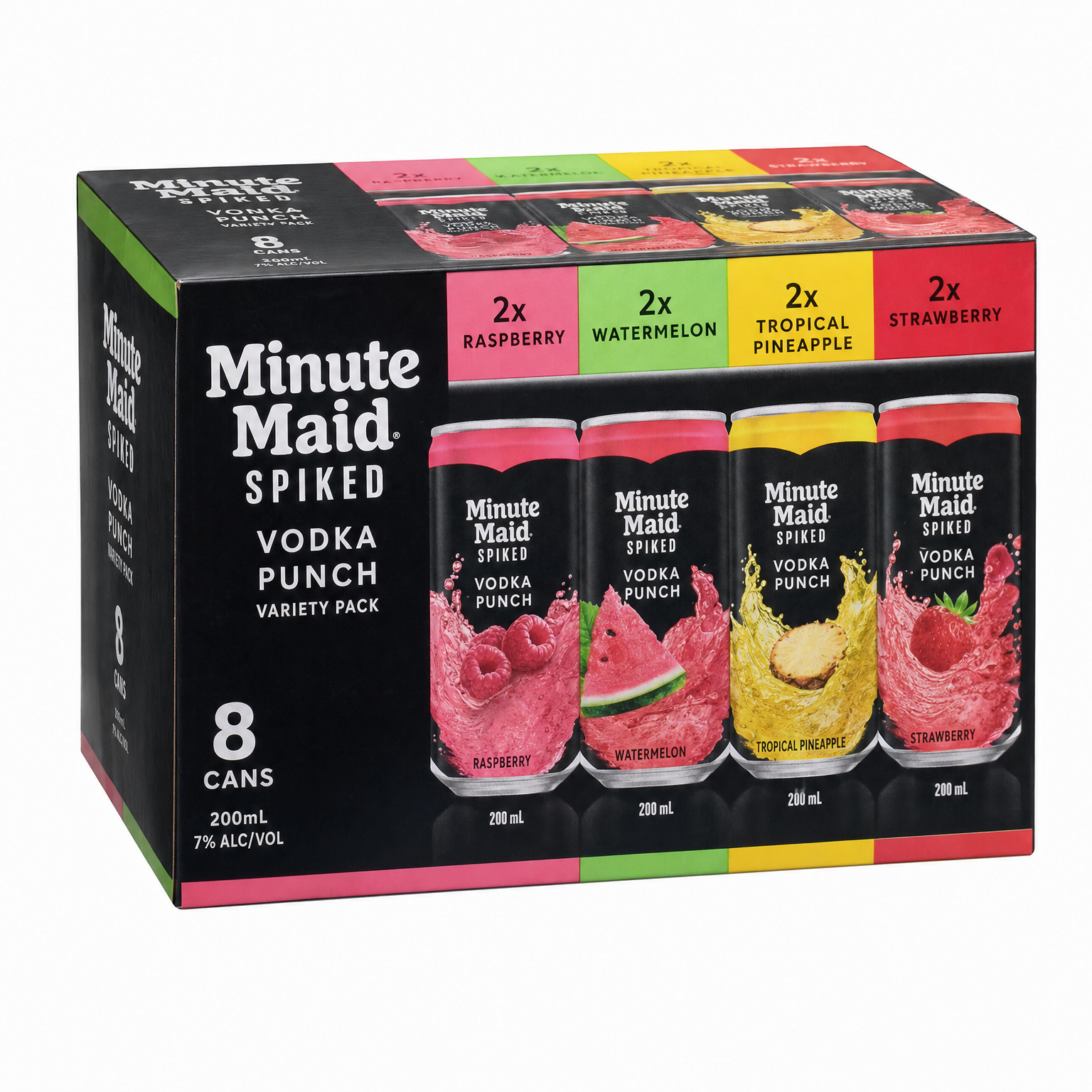 Minute Maid Spiked Vodka Punch Variety Pack 8 x 200ml