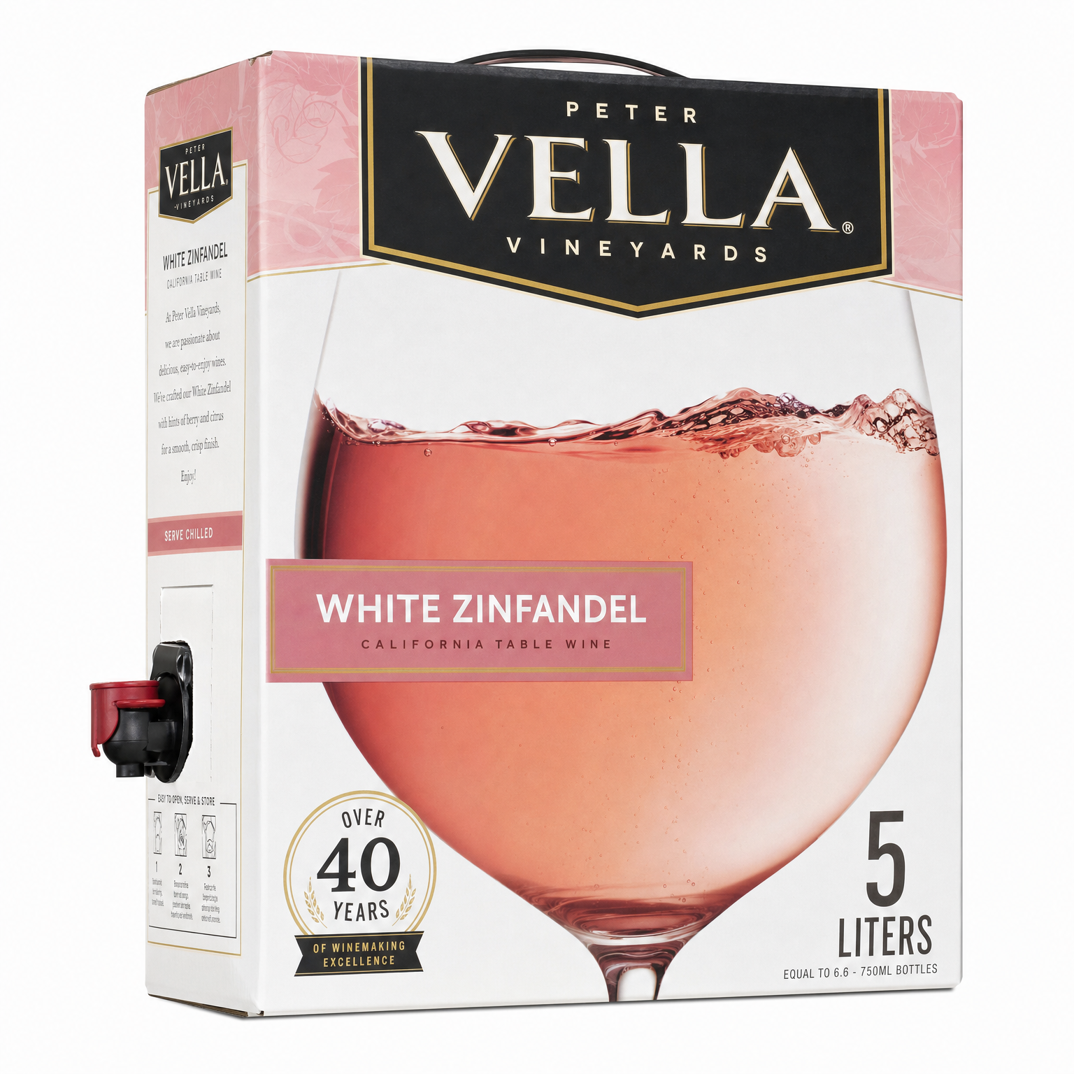 Peter Vella White Zinfandel 5L