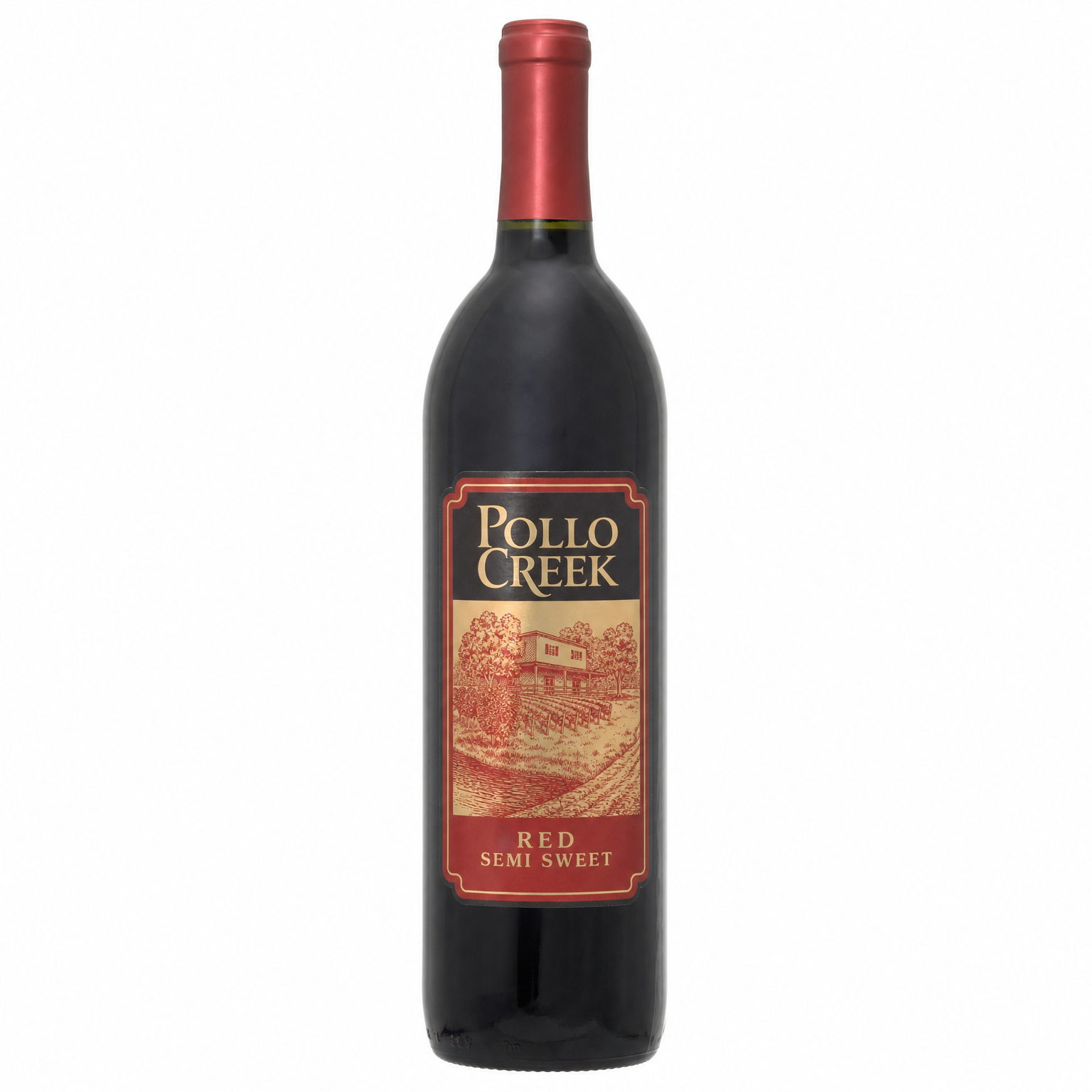 Pollo Creek Red Semi Sweet 750ml