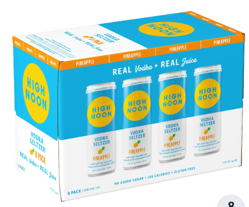 High Noon Pineapple 8Pk