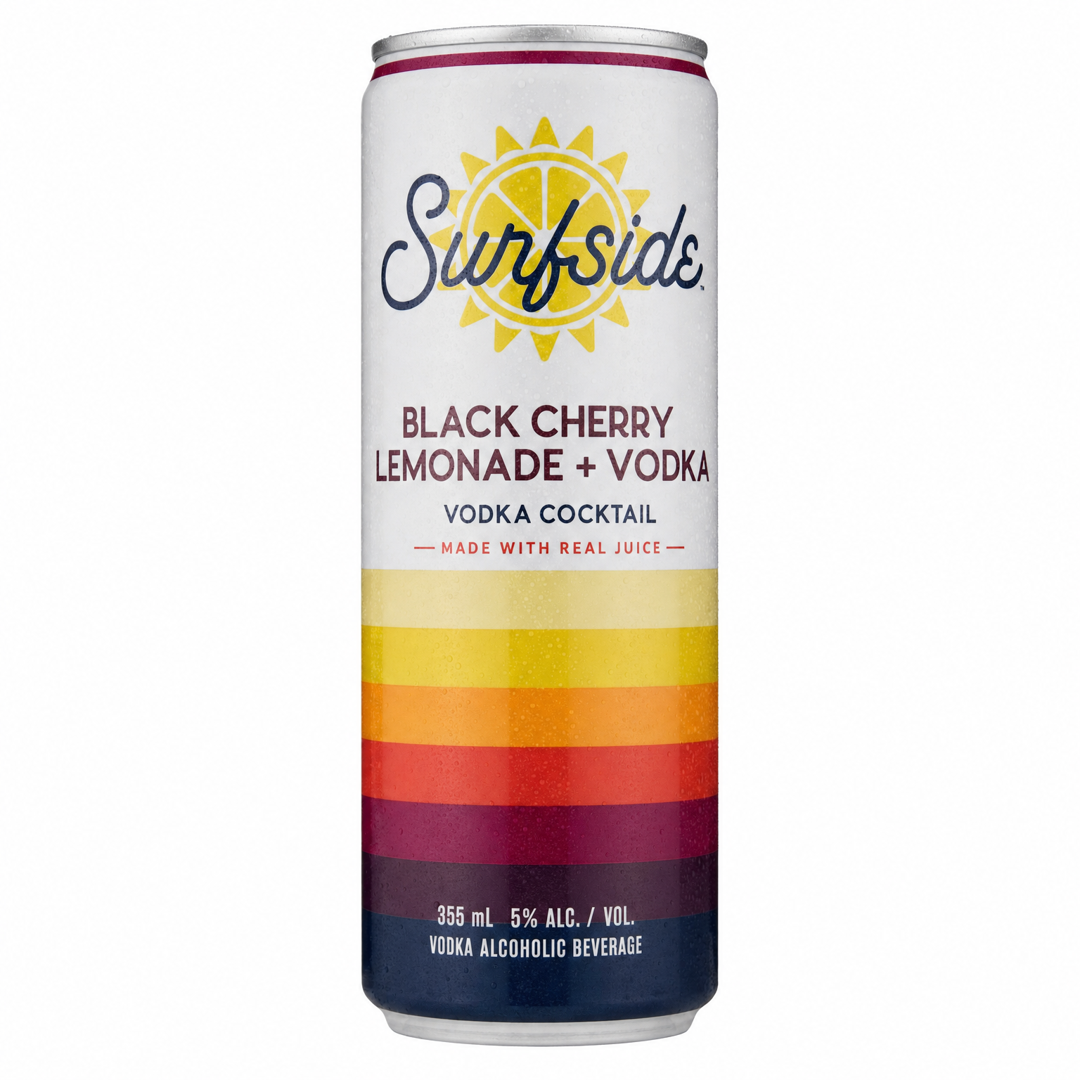 Surfside Black Cherry Lemonade + Vodka 355ml