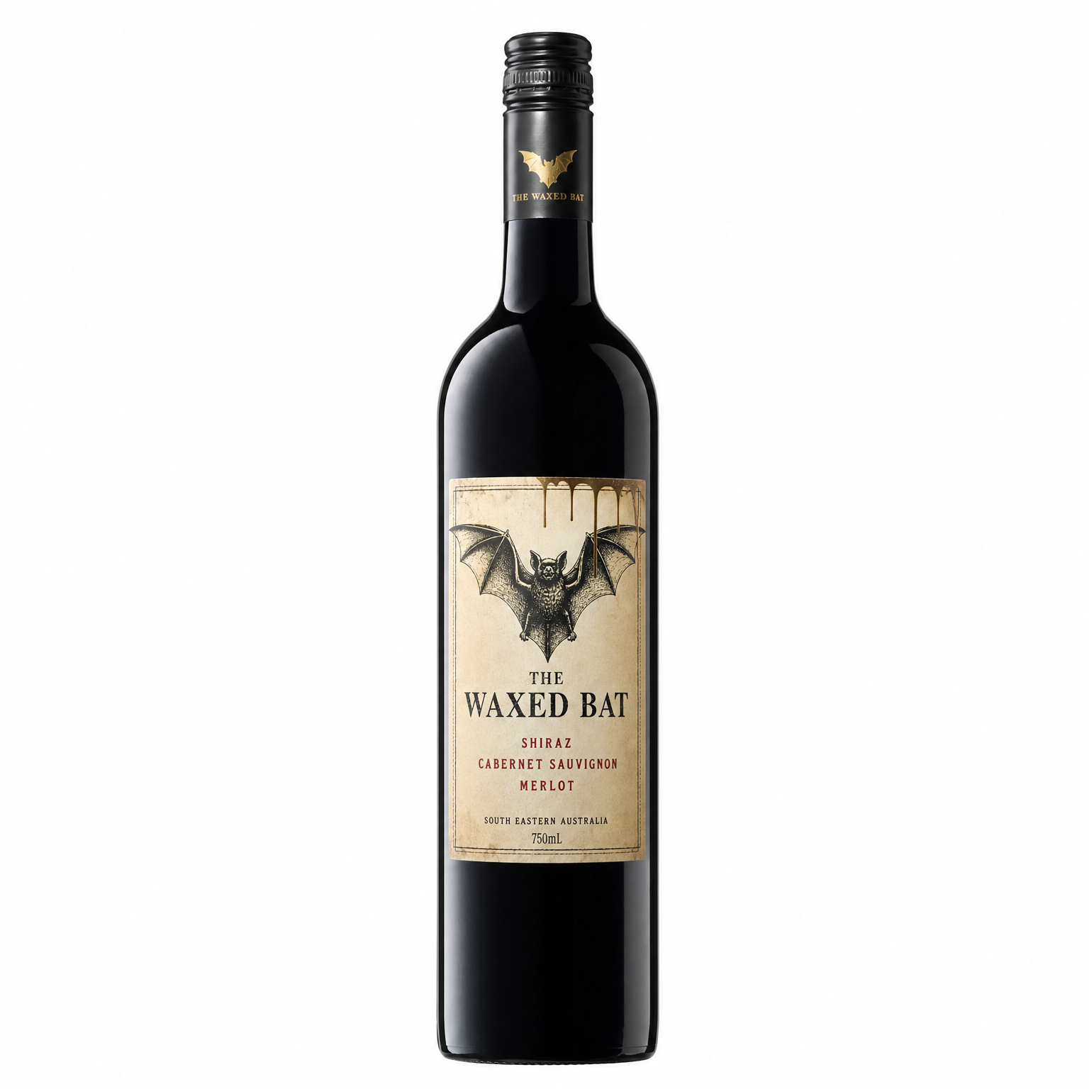 The Waxed Bat Shiraz Cabernet Sauvignon Merlot 750ml