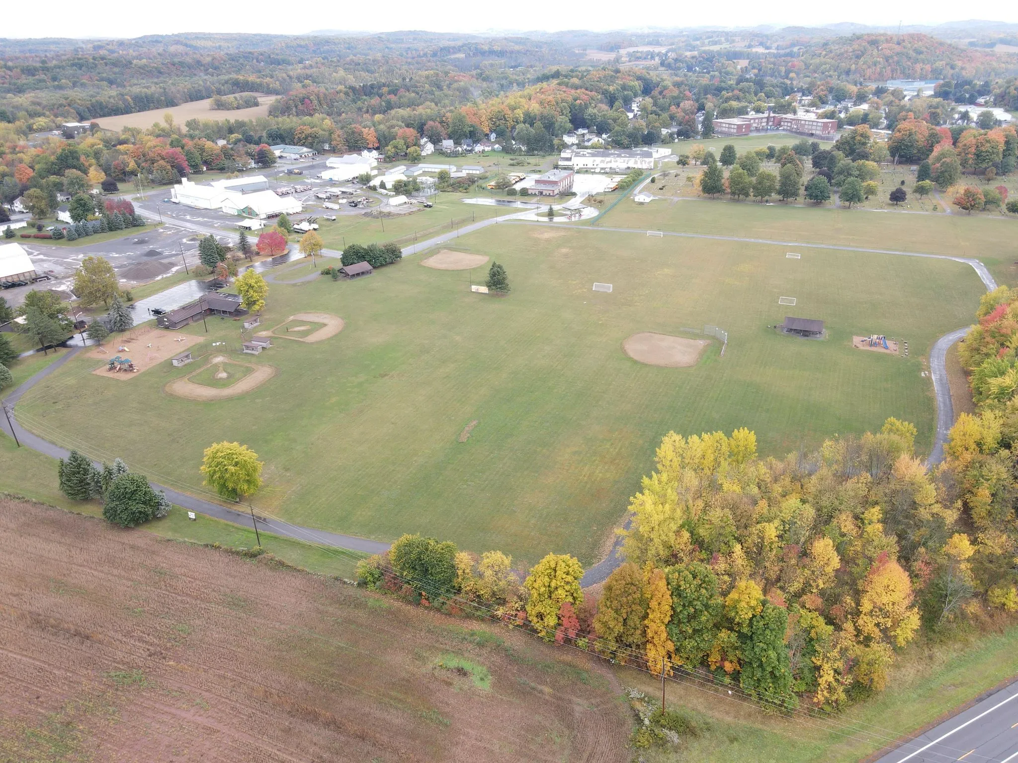 Marion Town Park - Aerial View