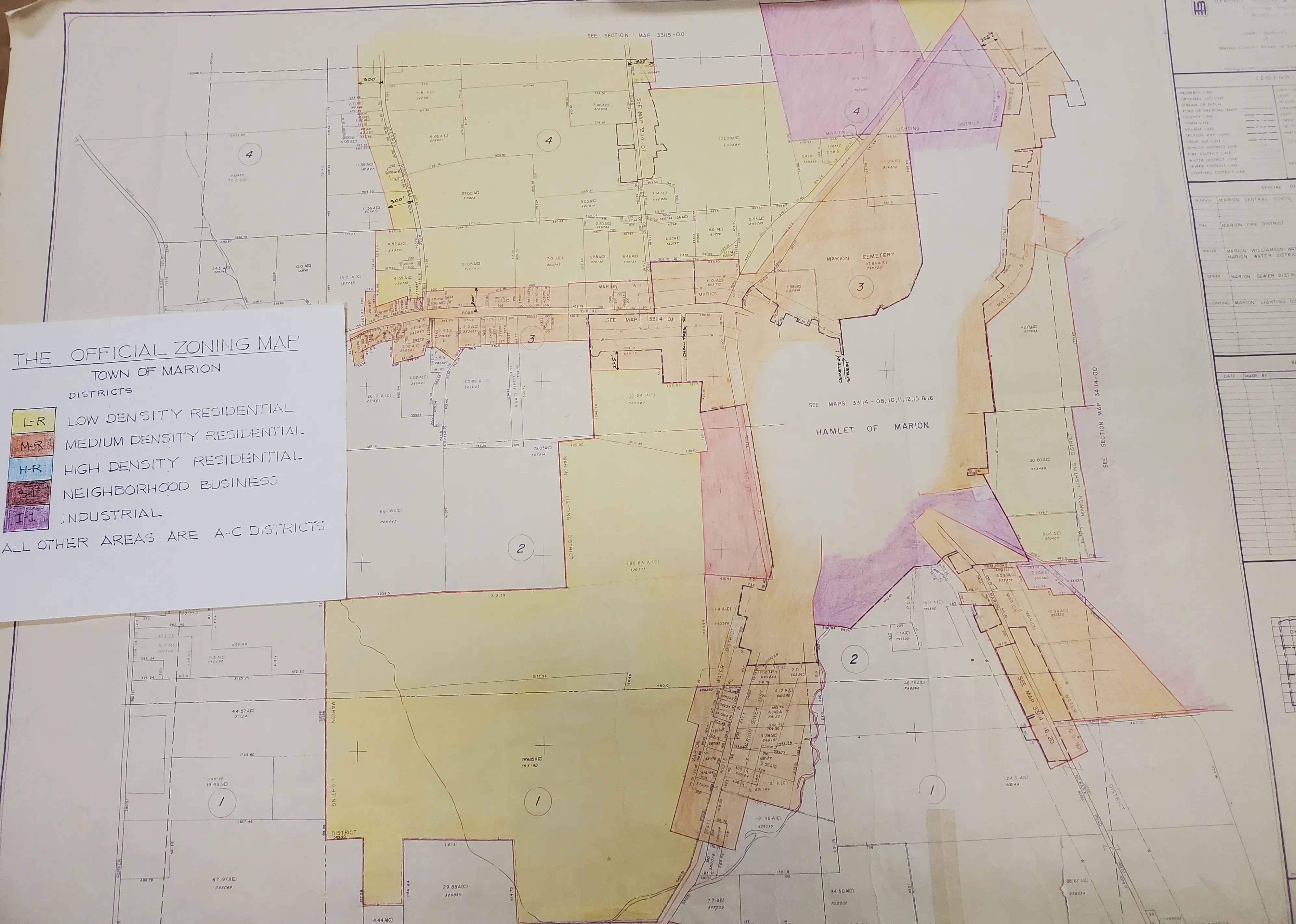 Marion Zoning Map