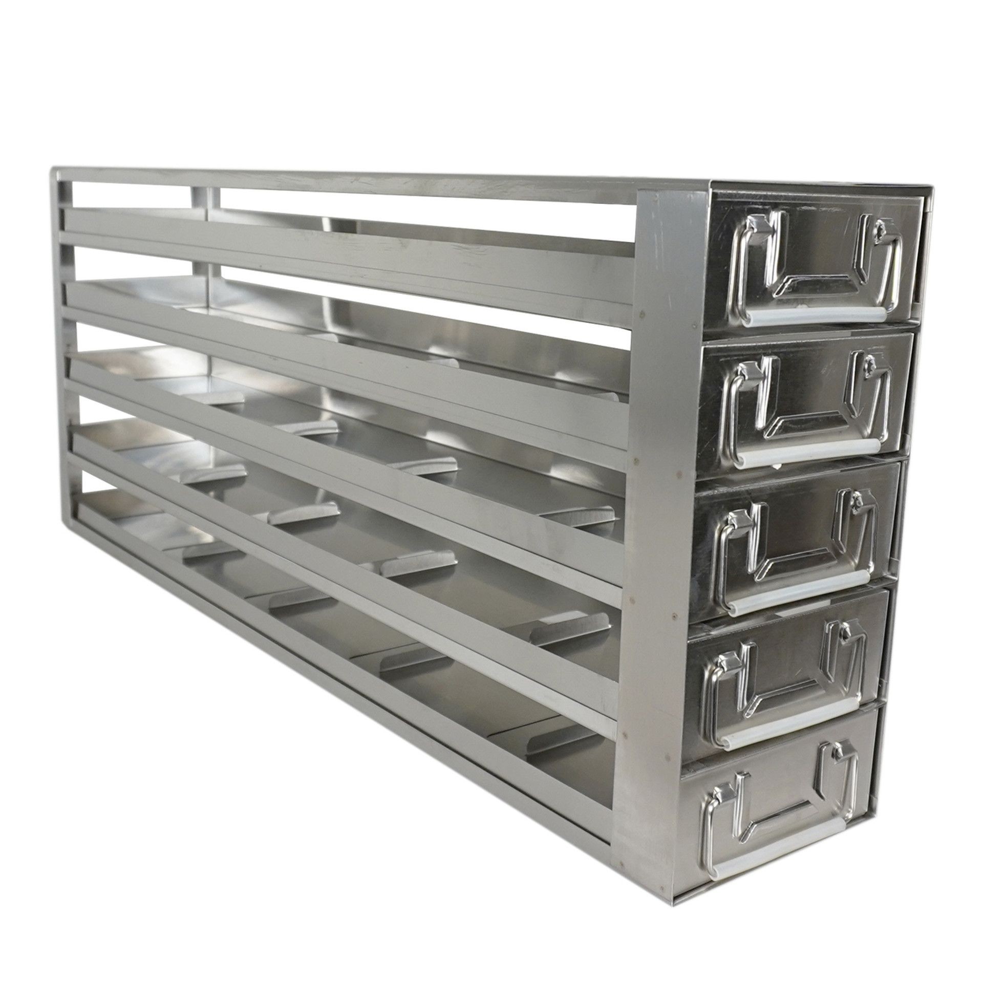 Haier Rack And Drawers For Upright -86Â°C DW-86L578J, DW-86L728J, DW-86L828J - DCJ-55-A 2" Stainless Steel Rack 5*5, Stainless Drawer Rack 5*5