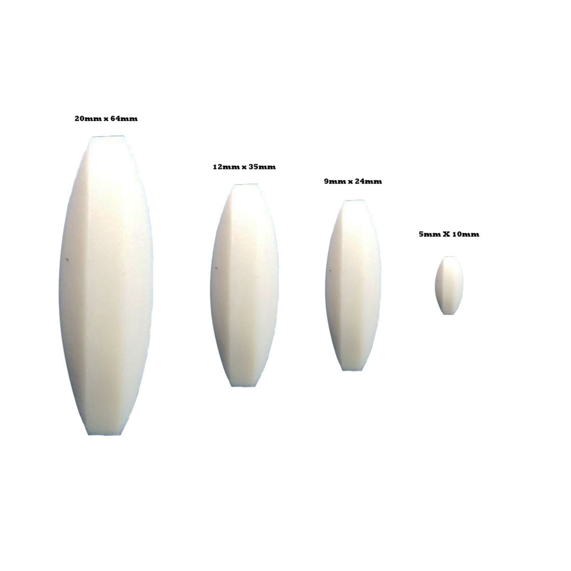 USA Lab Rare Earth Magnet Egg Shaped Stir Bars - Various Sizes