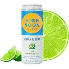 High Noon Lime Teq Seltzer 355