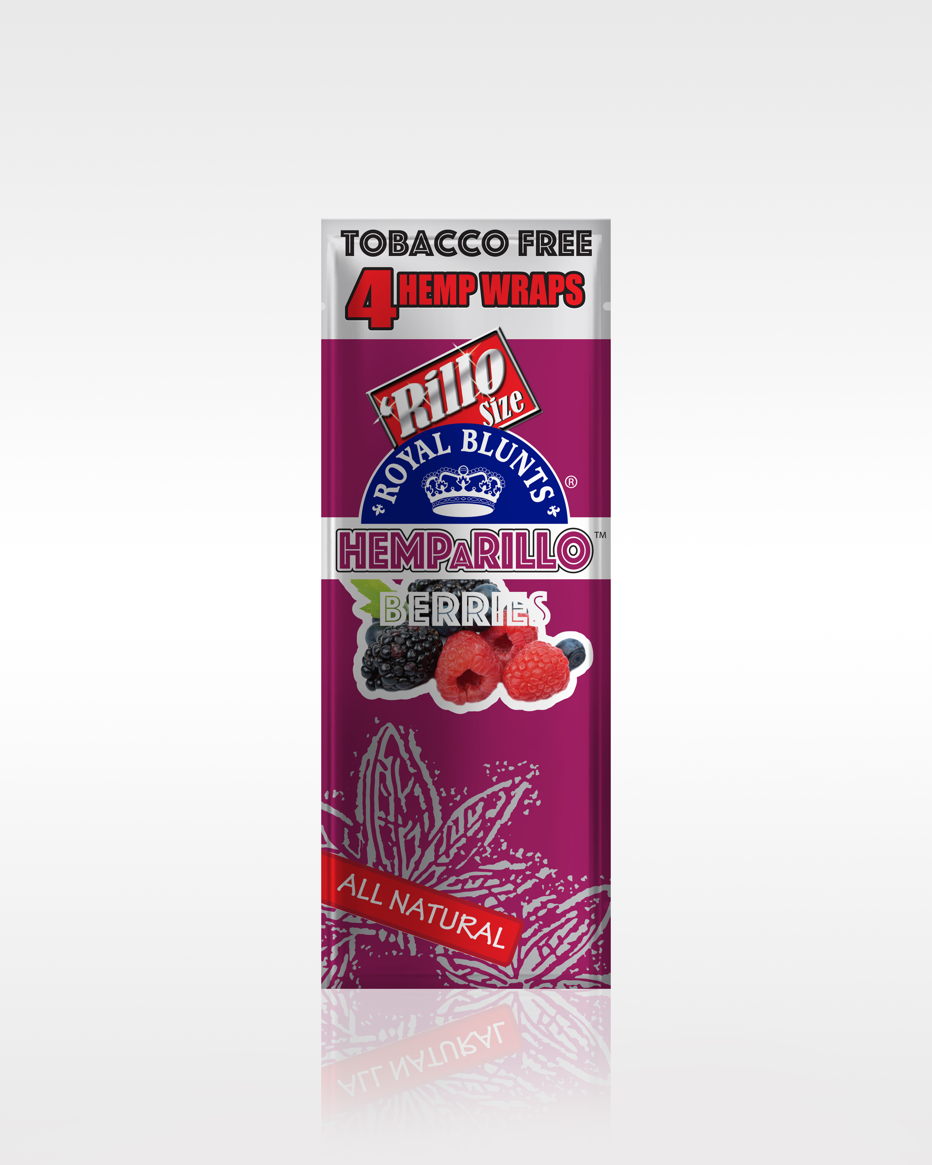 HEMP-A-Rillo Wrap (4 PK) - Berries