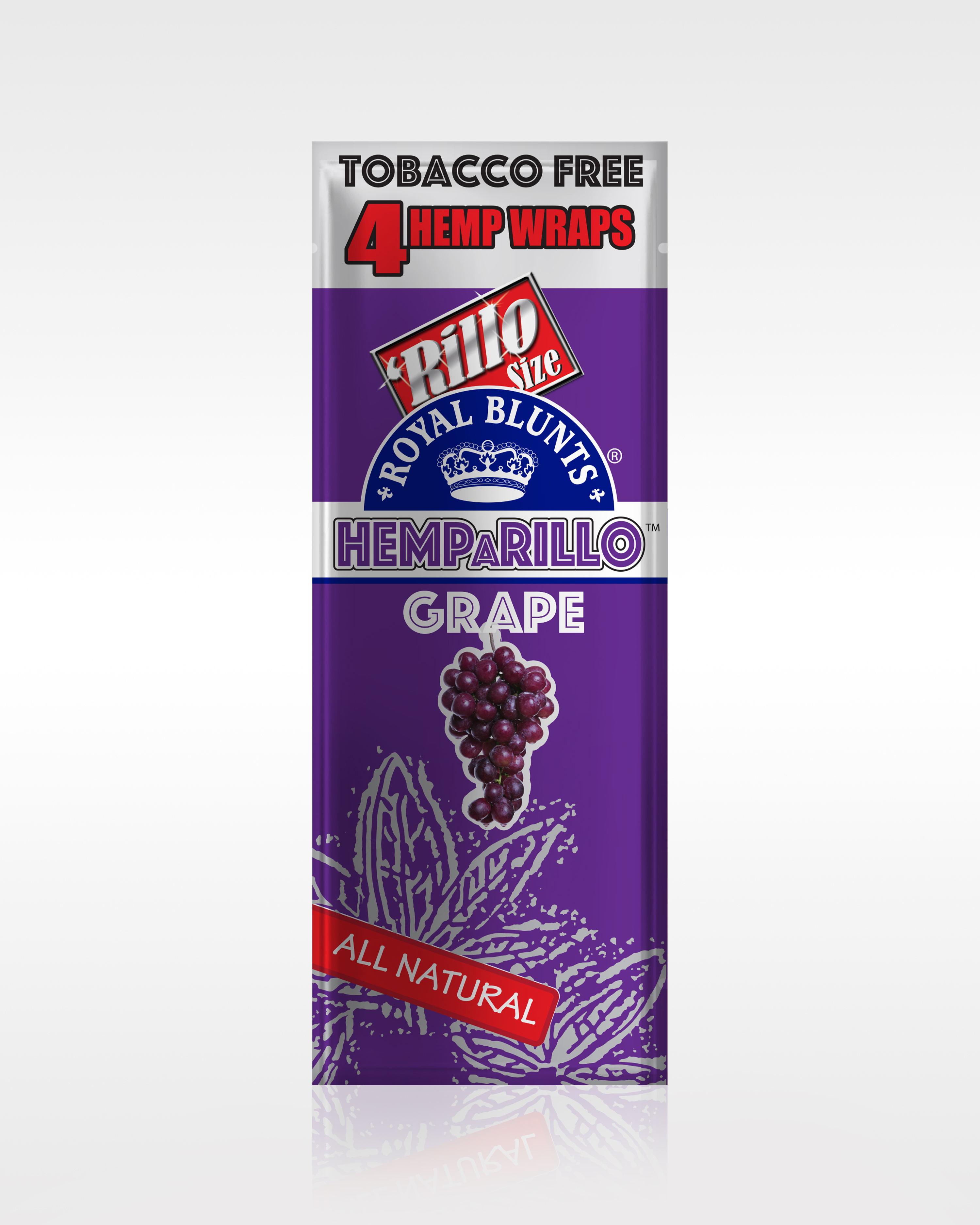 HEMP-A-Rillo Wrap (4 PK) - Grape