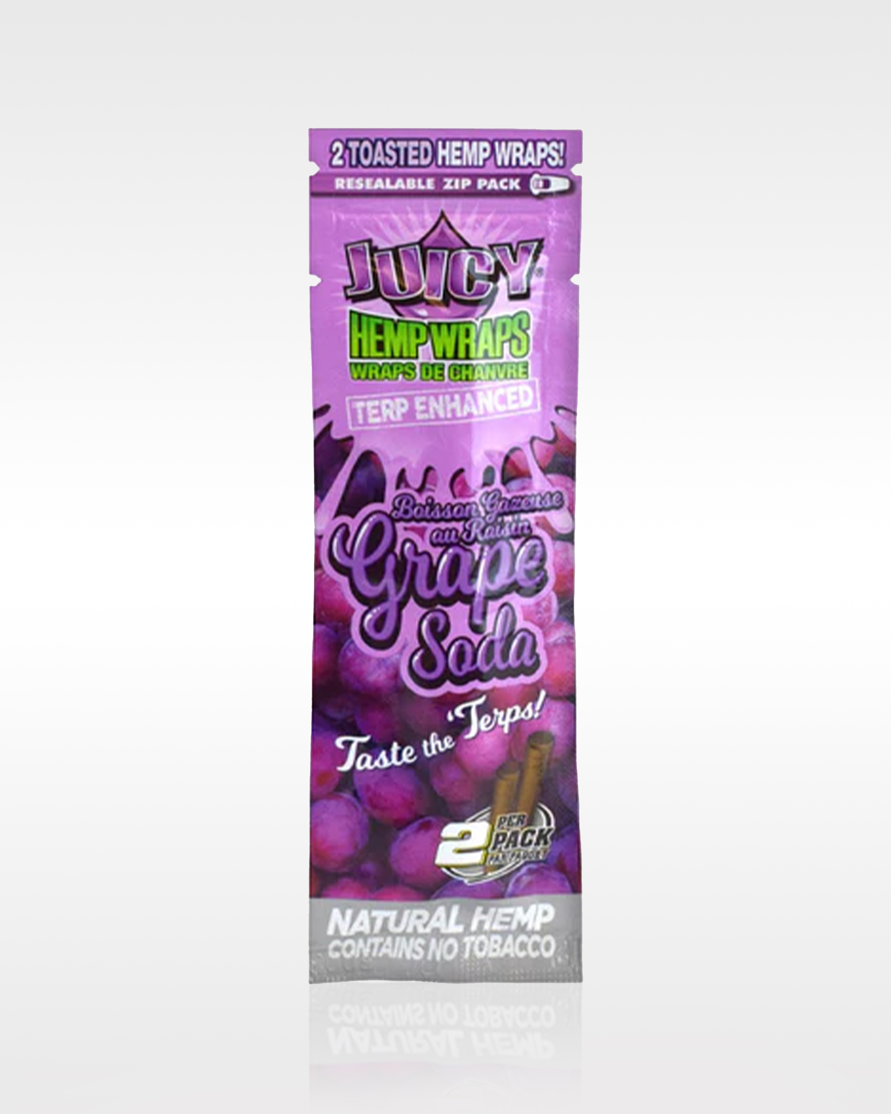 Juicy Hemp Wraps (2pk) - Grape Soda