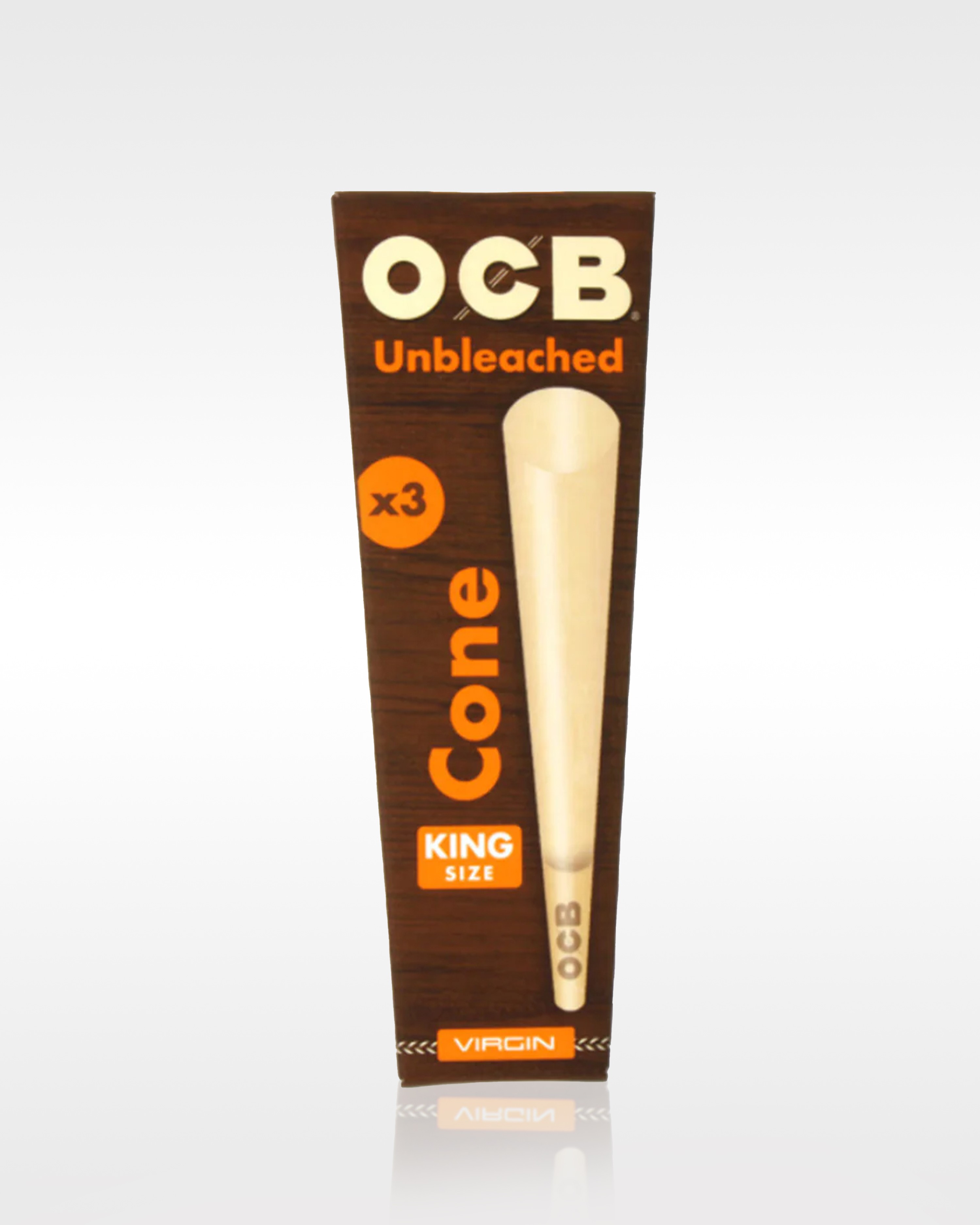 OCB Unbleached Cone King Size (3 PK)