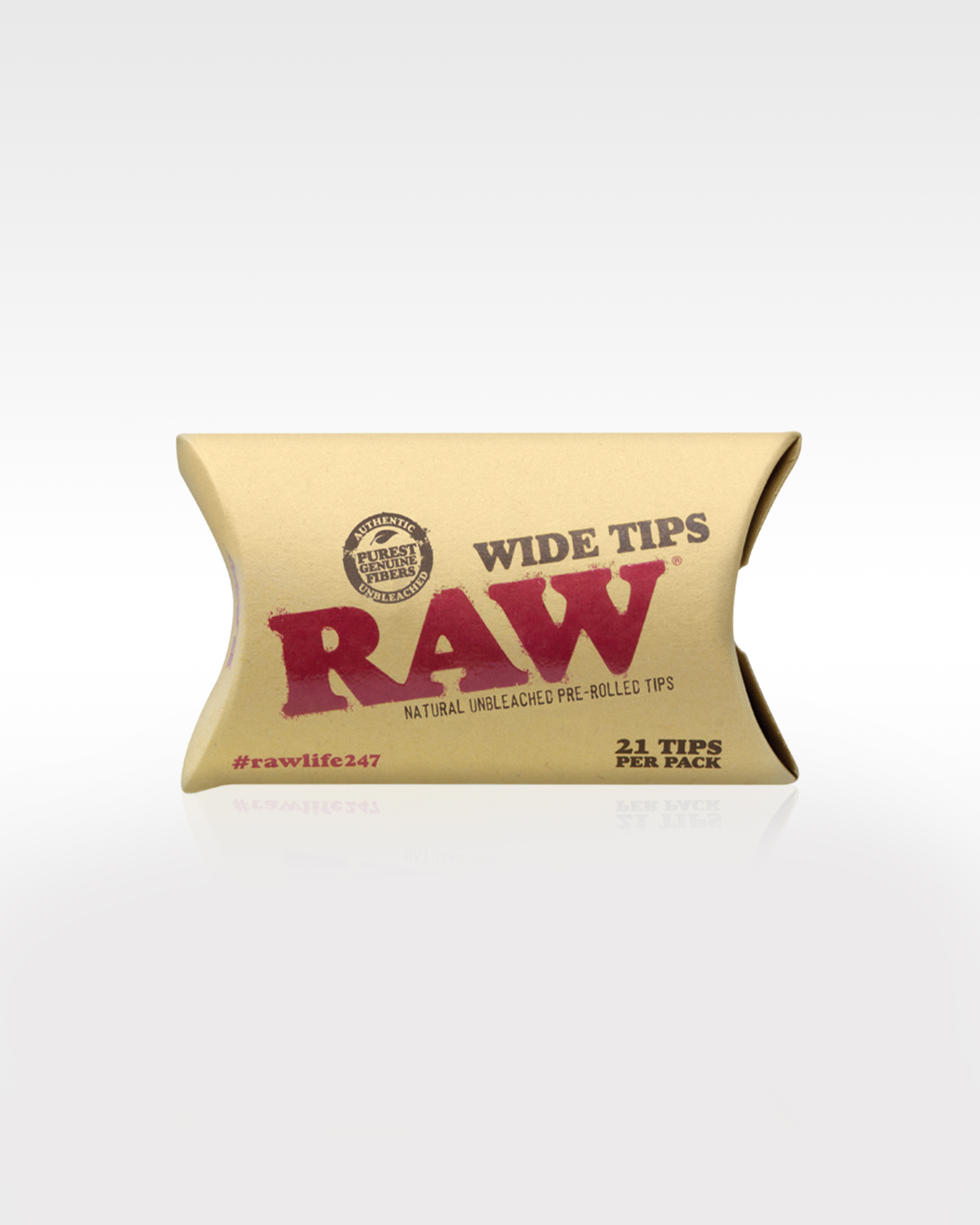 Raw Wide Pre-Rolled Tips (21 PK)